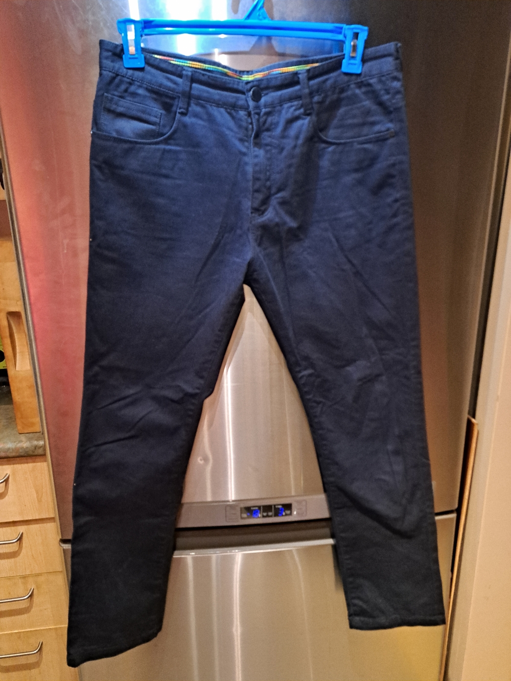 Men's Navy Slim Fit Pants